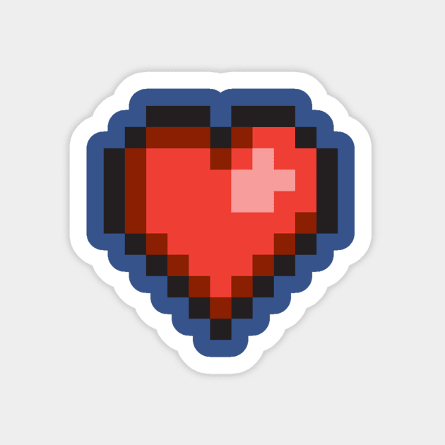 8Bit Heart Sticker by FnCWorks